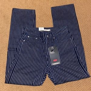 Striped Levi Straight Jeans size 27 !!